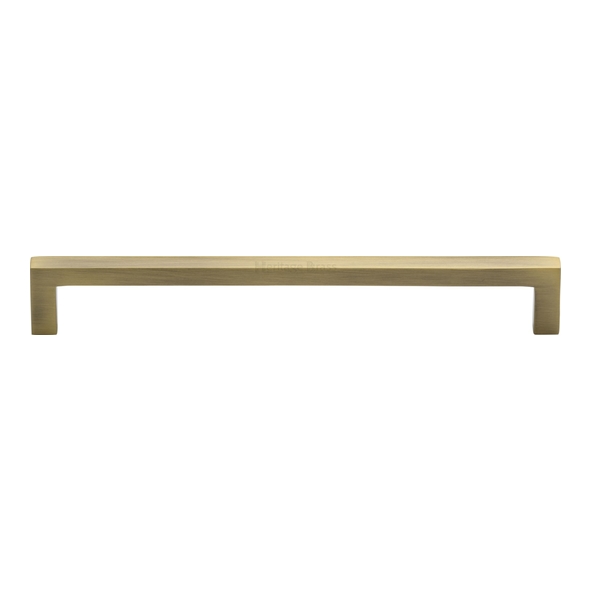 C0339 192-AT • 192 x 202 x 30mm • Antique Brass • Heritage Brass City Cabinet Pull Handle